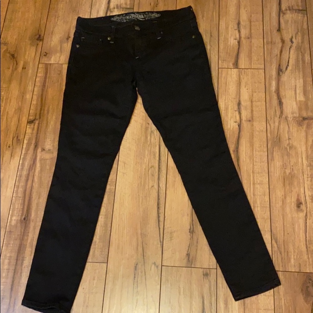 Like new/ Black Express jean leggings.